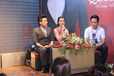 Quang Hà chia sẻ cảm xúc trước báo giới về liveshow
