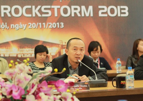 Nhạc sĩ Quốc Trung tiếp tục làm tổng đạo diễn chương trình Rock Storm 2013