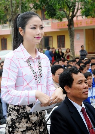 Sau khi đăng quang Hoa hậu các dân tộc Việt Nam, Ngọc Anh chia sẻ trên các phương tiện truyền thông rằng, cô đã xin bảo lưu kết quả học tập tại trường Đại học để hoàn thành sứ mệnh của một Hoa hậu