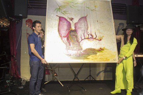 Bức tranh Tại Gió của Đào Anh Khánh được bán với giá 4.500 USD