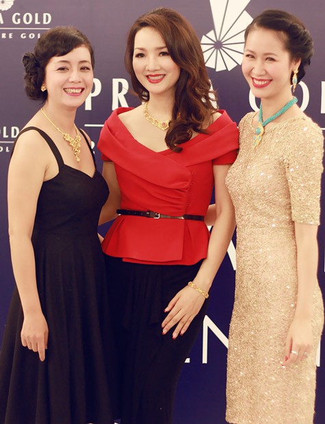 Sự kiện còn có sự có mặt của Hoa hậu đền Hùng Giáng My, diễn viên Chiều Xuân và Hoa hậu Dương Thùy Linh