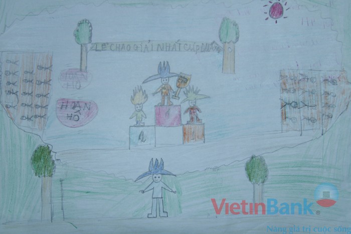 Tranh dự thi của Việt Hoàng,lớp 4H,Trường Tiểu học Dịch Vọng A(MS:367) ảnh 1