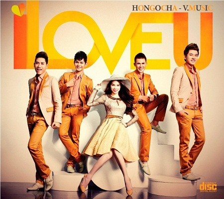 Hình ảnh bìa album mới của Hồ Ngọc Hà và nhóm V.Music phiên bản 2012