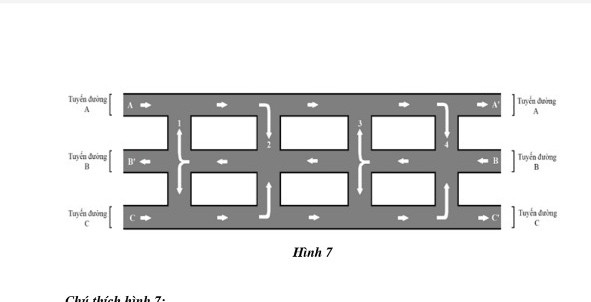 Phân luồng đối với tuyến đường, mỗi chiều rộng 2 làn xe. (Ảnh: NVCC)