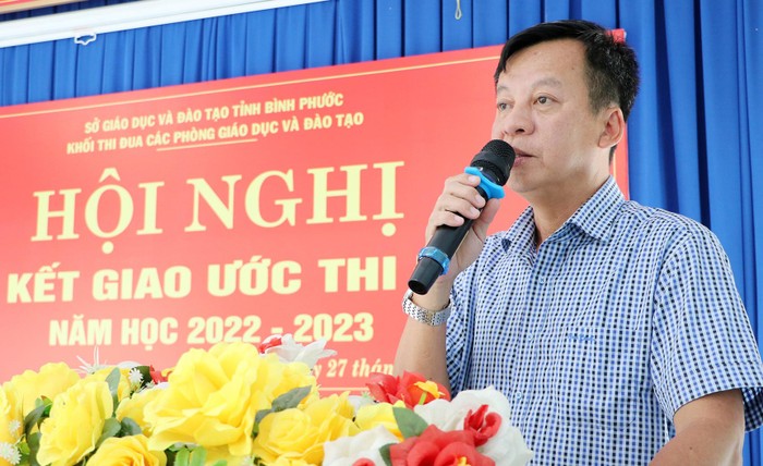 Ông Lý Thanh Tâm - Giám đốc Sở Giáo dục và Đào tạo Bình Phước. (Ảnh: Báo Bình Phước)