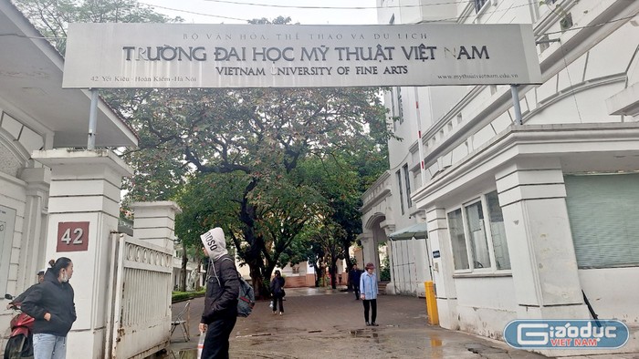 Trường Đại học Mỹ thuật Việt Nam. (Ảnh: Mạnh Đoàn)