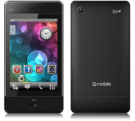 Q-Mobile P11 (Giá tham khảo 1,9 triệu đồng) Chiếc điện thoại của Q-mobile có thiết kế khá nam tính với vỏ hợp kim chắc chắn. Tất nhiên đây vẫn một dòng sản phẩm sử dụng 2 sim 2 sóng online nữa của Q-mobile.