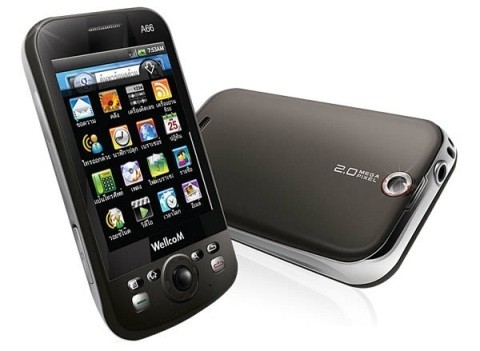 WellcoM A66 (Giá tham khảo 1,9 triệu đồng) Chiếc điện thoại xinh xắn này hỗ trợ cả mạng 3G UMTS 850/1900/2100 và mạng 2G GSM 850/900/1800/1900.