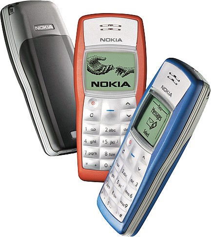 Nokia 1100: Là chiếc điện thoại được bán ra với hơn 250 triệu máy được tiêu thụ từ năm 2003. Giá tham khảo: 280.000 VNĐ (Máy cũ)