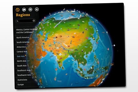 Barefoot World Atlas (giá 8 USD): Touch Press LLP mang đến cuốn từ điển bách khoa tương tác dành cho trẻ em, giúp chúng khám phá trái đất qua các hình minh họa đẹp mắt của David Dean và lời dẫn của biên tập viên truyền hình BBC Nick Crane. Các dữ liệu sử dụng trong ứng dụng được cung cấp bởi Wolfram|Alpha.