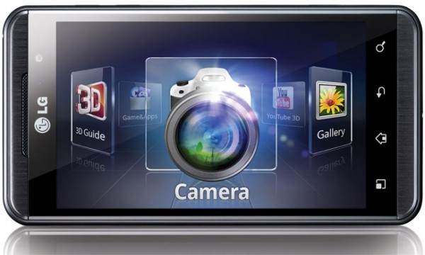 4.LG Optimus 3D: Máy có kích thước màn hình 4.3 inch, bộ nhớ trong 8GB, chạy hệ điều hành Android 2.2, bộ vi xử lý lõi kép 1 GHz. Mặt sau được trang bị 2 camera 5.0 megapixelvà flash để tạo hình ảnh 3D, phía trước còn 1 camera hỗ trợ cho video call. Điểm nổi bật của LG Optimus 3D là người dùng có thể chụp ảnh và tự ghi lại các thước phim 3D và xem trực tiếp trên màn hình mà không cần phải sử dụng tới kính như các thiết bị 3D khác.
