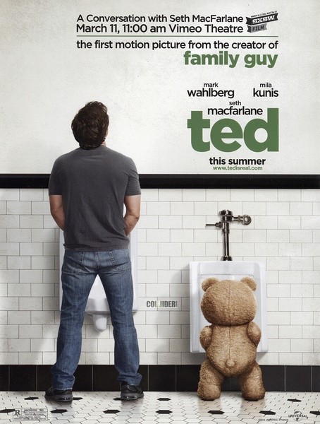 7. Ted Ted là bộ phim hài của điện ảnh Mỹ, dự kiến công chiếu giữa năm 2012, do Seth MacFarlane đạo diễn, có sự tham gia của các ngôi sao Mark Wahlberg, Mila Kunis, Laura Vandervoort,...Phim được đầu tư tới 65 triệu USD