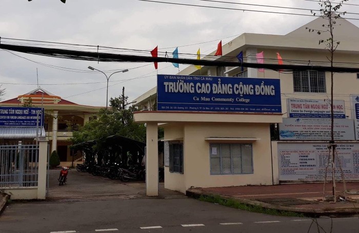 Trường Cao đẳng Cộng đồng Cà Mau (ảnh: Vietnamnet)