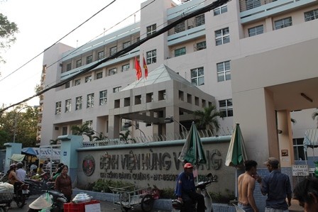 Bệnh viện Hùng Vương, nơi xảy ra vụ bắt cóc trẻ sơ sinh chiều ngày 17/3