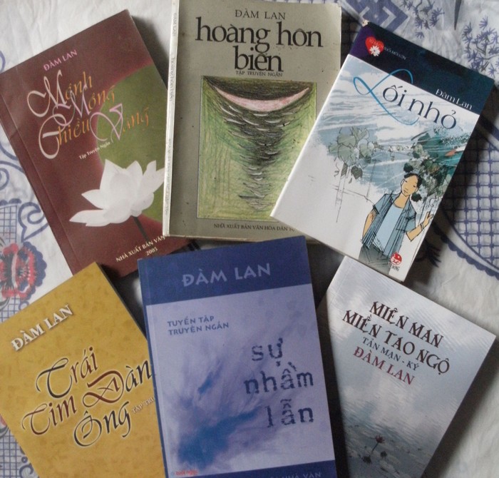 Những cuốn sách đã được xuất bản của nhà văn Đàm Lan