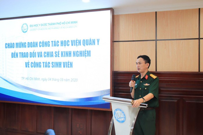 Thượng tá Nguyễn Duy Bắc -Trưởng phòng Đào tạo, giảng viên Bộ môn Giải phẫu tại Học viện Quân y là Giáo sư ngành Y học năm 2020 (Ảnh: Đại học Y dược Thành phố Hồ Chí Minh)