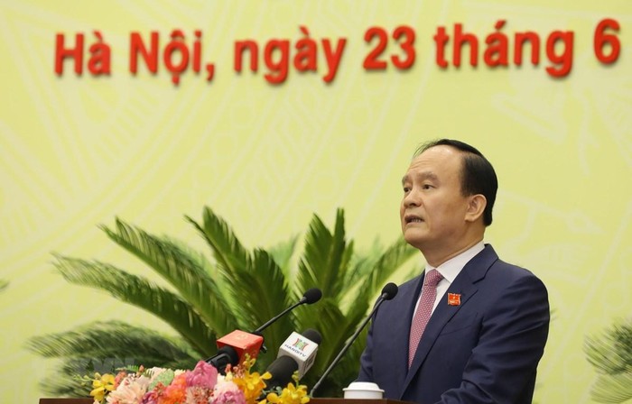 Ông Nguyễn Ngọc Tuấn, Phó Bí thư Thành ủy, Chủ tịch Hội đồng Nhân dân thành phố Hà Nội khóa XV.