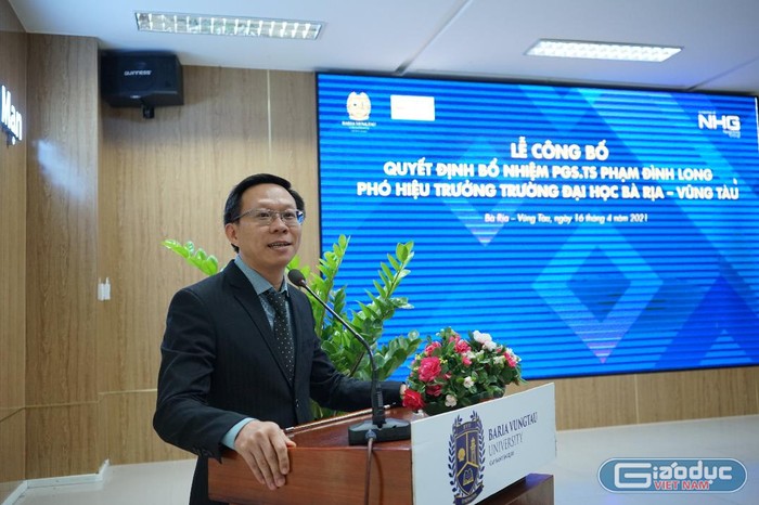 Phó Giáo sư - Tiến sĩ Phạm Đình Long, Phó Hiệu trưởng Trường Đại học Bà Rịa - Vũng Tàu. (Ảnh: NVCC)