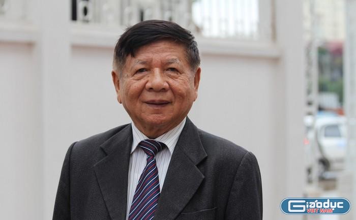 Phó Giáo sư, Tiến sĩ Trần Xuân Nhĩ - Phó Chủ tịch thường trực Hiệp hội Các trường đại học, cao đẳng Việt Nam. (Ảnh: Ngọc Quang)
