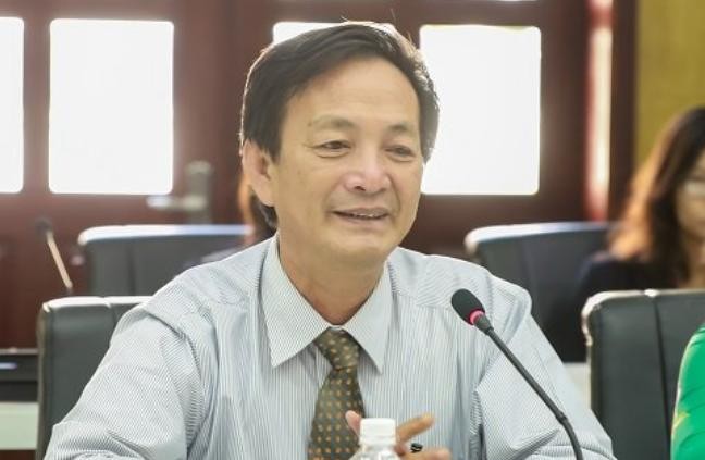 Nhà giáo Ưu tú, Thạc sĩ Lâm Văn Quản - Chủ tịch Hội Giáo dục nghề nghiệp Thành phố Hồ Chí Minh (Ảnh: UEH)