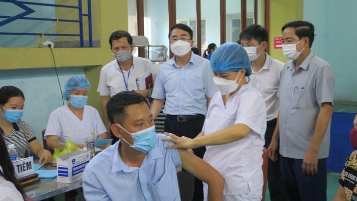 Công tác tiêm vaccine phòng Covid-19 tại Thành phố Hải Phòng. (Ảnh: Cổng thông tin điện tử thành phố Hải Phòng)