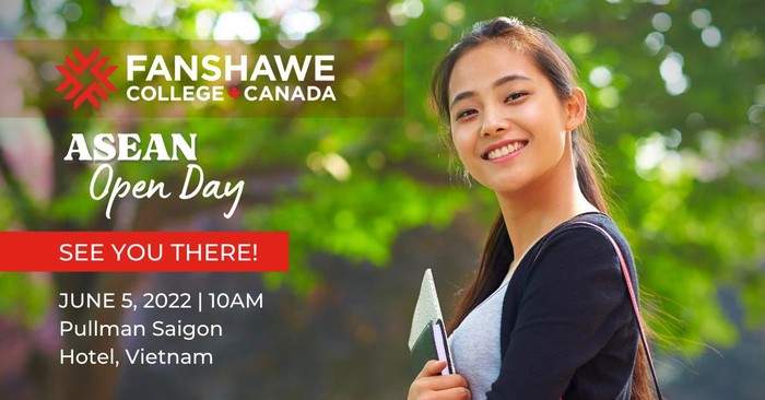Cơ hội tìm hiểu các ngành học và cơ hội nghề nghiệp khi đến với Fanshawe Asean Open Day.