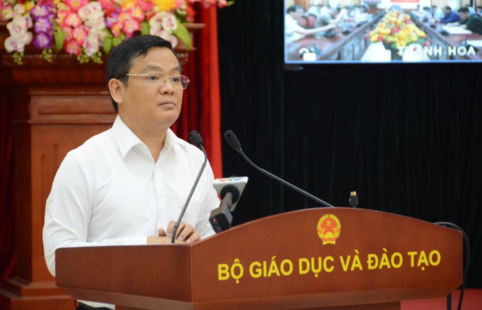 Ông Vương Ánh Dương, Phó Cục trưởng Cục quản lý khám chữa bệnh - Bộ Y tế. (Ảnh: Bộ Giáo dục và Đào tạo)