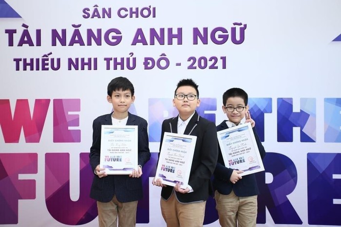 Học sinh Trường Tiểu học Lý Thái Tổ giành giải Nhất cuộc thi Tài năng Anh ngữ Thủ đô