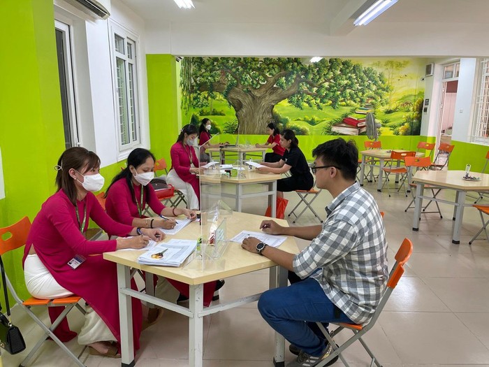 Các trường học của quận Hoàn Kiếm làm tốt công tác tuyển sinh đầu cấp. (Ảnh: NVCC)