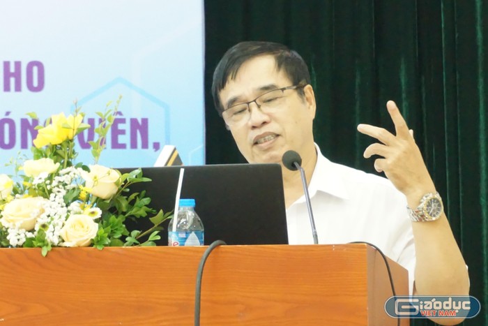 Tiến sĩ Nguyễn Quang Hòa - Giảng viên Học viện Báo chí và Tuyên truyền. (Ảnh: Nguyên Phương)