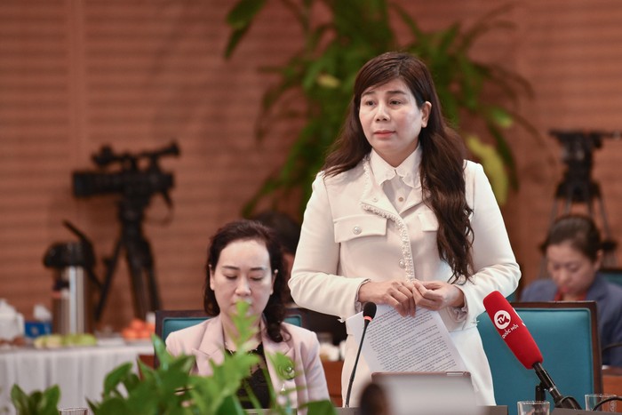 Bà Phạm Thị Hòa – Phó Chủ tịch Ủy ban nhân dân quận Hà Đông. Ảnh: Thế Đại