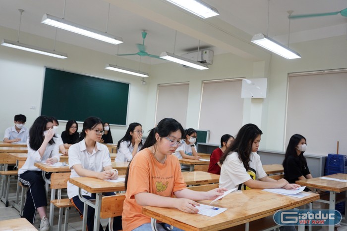 Ngữ văn là môn thi đầu tiên của kỳ thi tuyển sinh vào lớp 10 công lập tại Hà Nội. (Ảnh minh họa: Phạm Minh)
