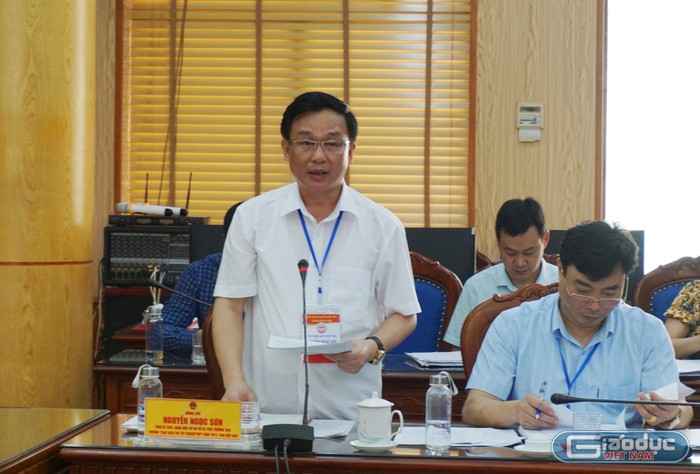 Thầy Nguyễn Ngọc Sơn – Giám đốc Sở Giáo dục và Đào tạo tỉnh Bắc Kạn. Ảnh: PM