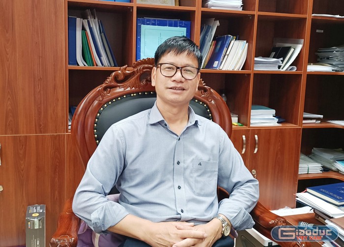 Tiến sĩ Nguyễn Triều Dương – Trưởng phòng Phòng Đào tạo đại học, Trường Đại học Luật Hà Nội. Ảnh: NP
