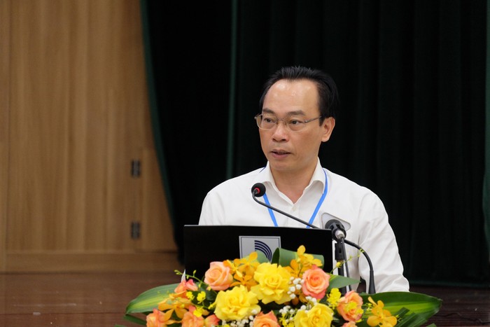 Thứ trưởng Hoàng Minh Sơn phát biểu tại Hội thảo.