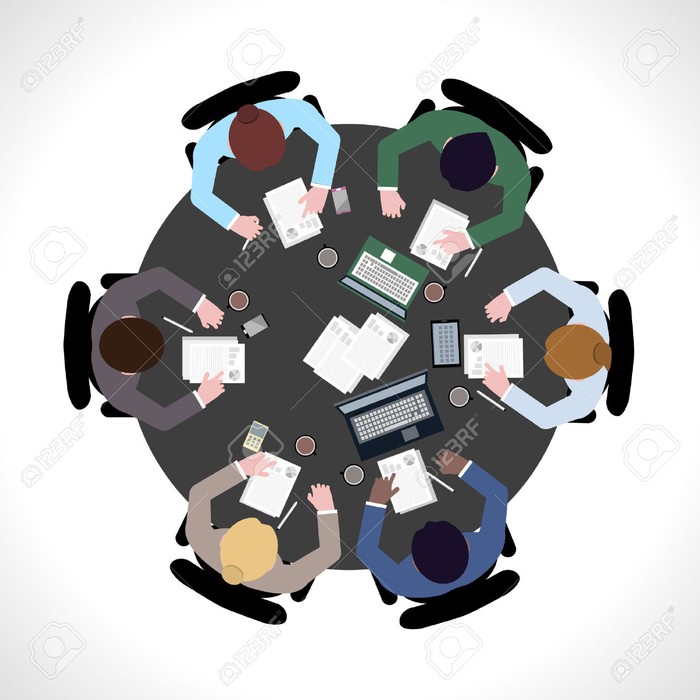 Hình ảnh minh họa về buổi họp của các thành viên trong tổ (Ảnh: vn.123rf.com)