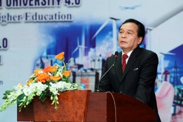 Phó giáo sư Nguyễn Mạnh Hùng, Hiệu trưởng Đại học Nguyễn Tất Thành (Ảnh: sggp.org.vn)