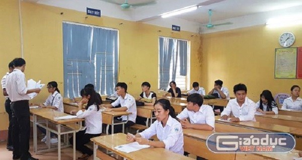 Hình ảnh các thí sinh tham dự kỳ thi trung học phổ thông quốc gia năm nay (Ảnh: giaoduc.net.vn)