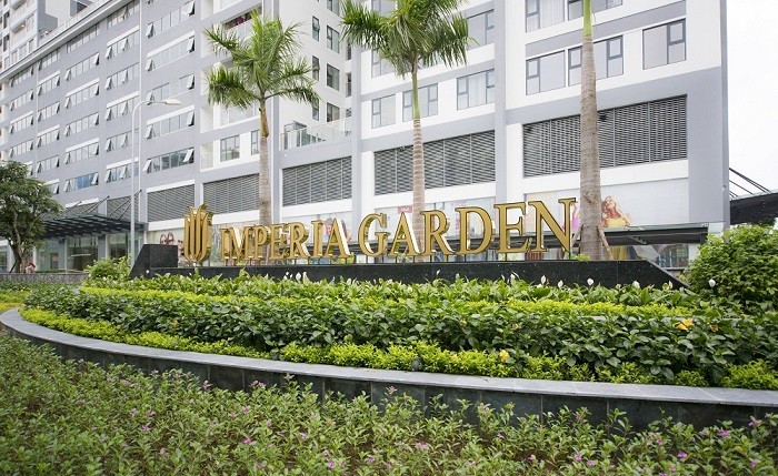 Dự án Imperia Garden tọa lạc tại số 203 Nguyễn Huy Tưởng, quận Thanh Xuân, Hà Nội.