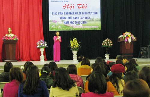 Có nên tiếp tục tổ chức kỳ thi giáo viên chủ nhiệm giỏi (Ảnh nguồn: baobacninh.com.vn).