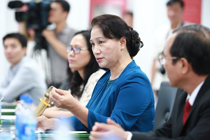 Chủ tịch Quốc hội Nguyễn Thị Kim Ngân đã có buổi đến thăm nhà máy sữa Vinamilk tại Bình Dương.