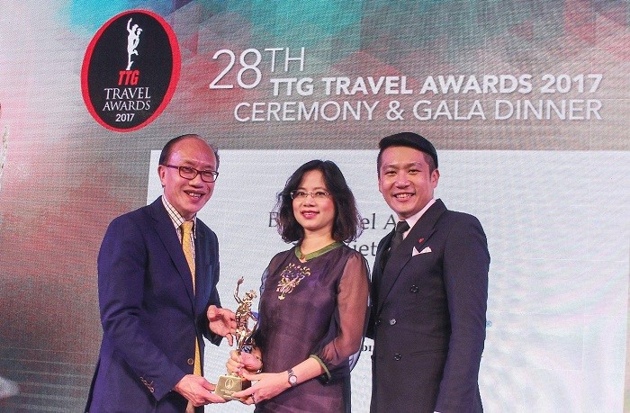 Công ty Vietravel lần thứ 6 nhận giải thưởng TTG Travel Awards.