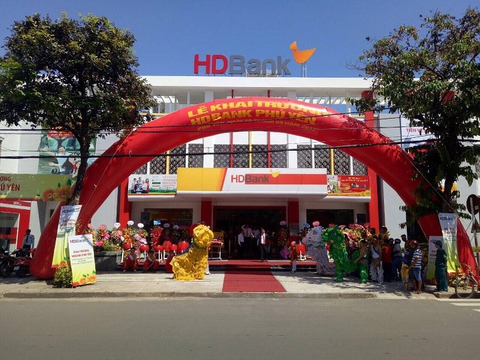 Trụ sở HDBank Phú Yên ngày khai trương.