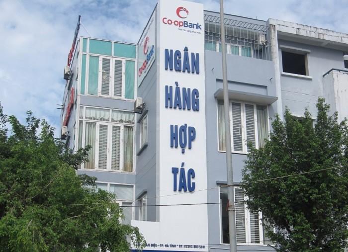 Ngân hàng Hợp tác xã Co-op Bạnk, số 176, đường Xuân Diệu, thành phố Hà Tĩnh (Ảnh: tác giả cung cấp).