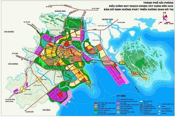 Quy hoạch đô thị Thành phố Hải Phòng tới năm 2025.