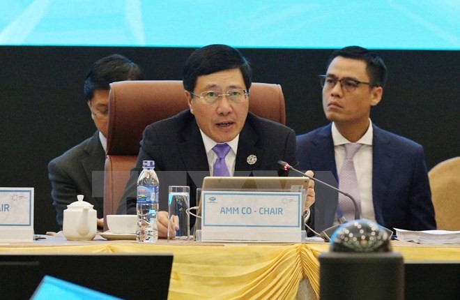 Phó Thủ tướng kiêm Bộ trưởng Bộ Ngoại giao Phạm Bình Minh, nguồn: TTXVN.