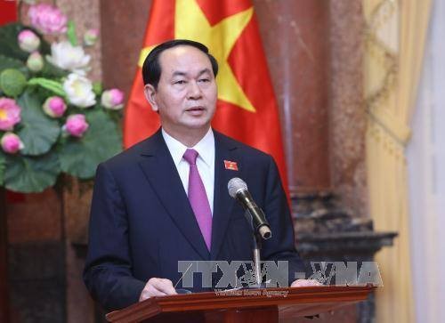 Chủ tịch nước Trần Đại Quang (Ảnh: TTXVN).