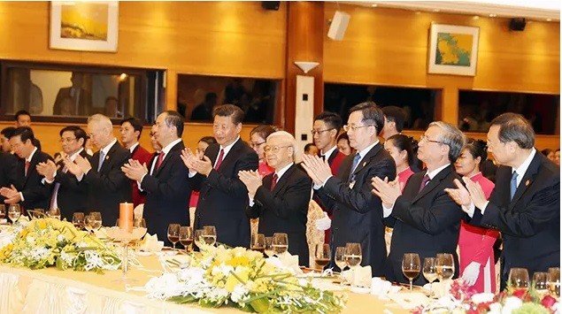 Lãnh đạo Đảng và Quốc hội Việt Nam tiếp đón Chủ tịch Trung Quốc Tập Cận Bình ảnh 3