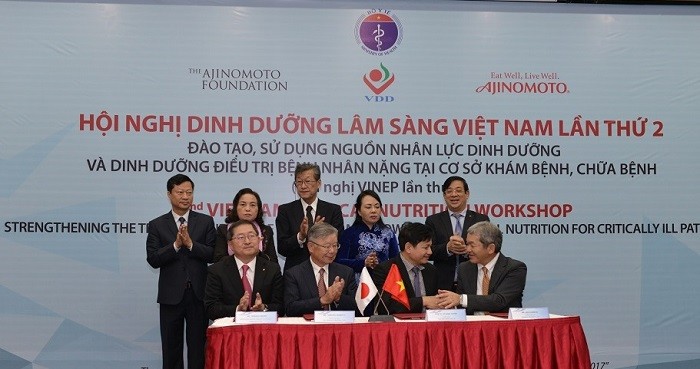 Lễ kí kết hứa hẹn sẽ mở ra giai đoạn phát triển mới cho hệ thống dinh dưỡng Việt Nam.