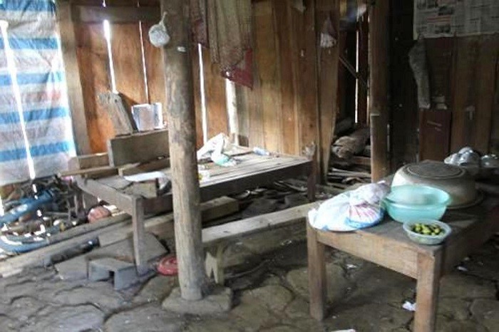 Một góc nơi sinh hoạt của các thầy cô giáo ở thôn Sơn. (Ảnh: Minh Ngọc – Vân Anh).
